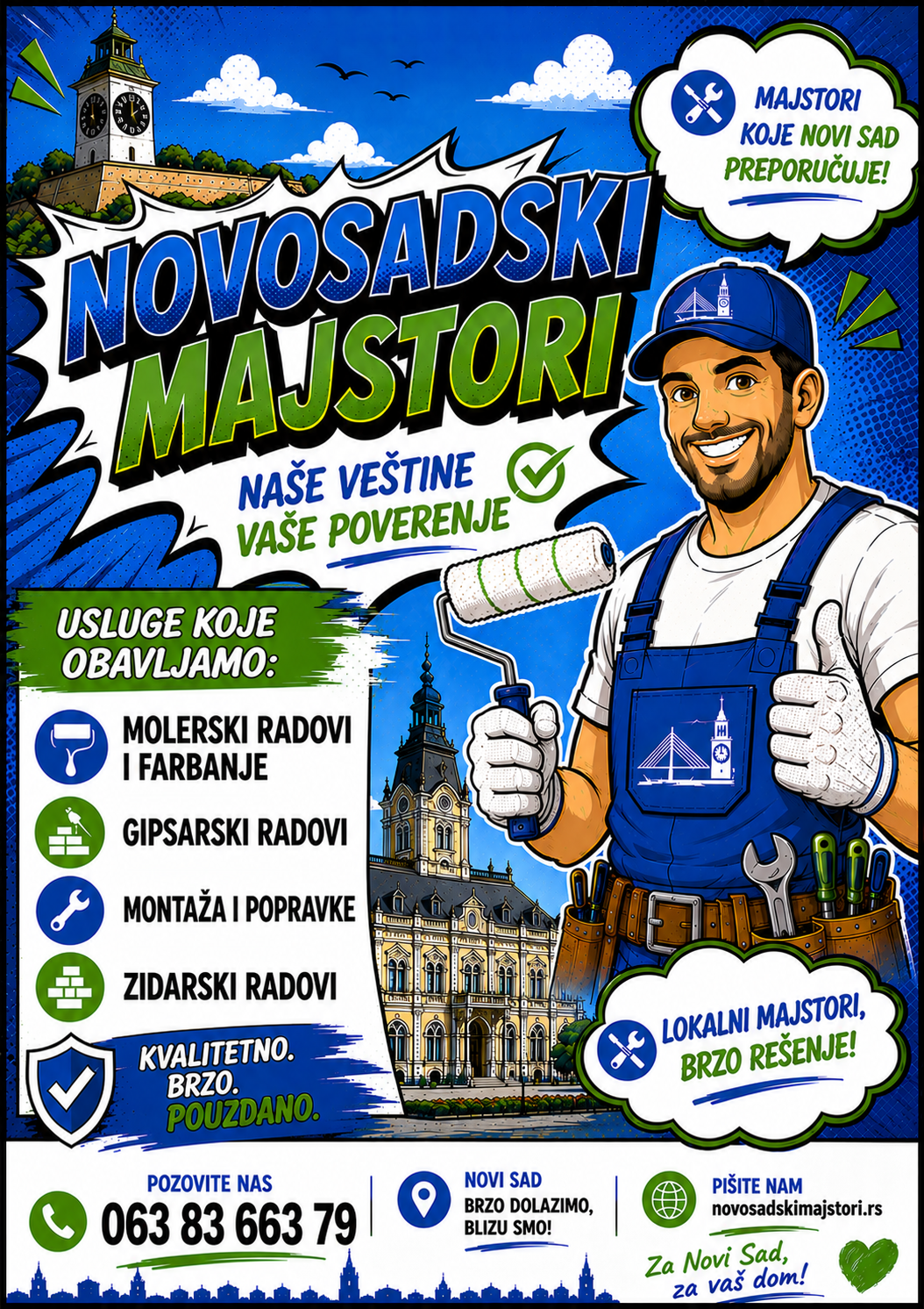 Novosadski Majstori flajer
